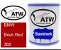 Preview: BMW, Brick Red, 365: 1L Lackdose, von ATW Autoteile West.